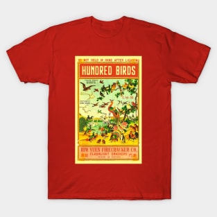 VINTAGE FIRECRACKER HUNDRED BIRDS MADE IN MACAU T-Shirt